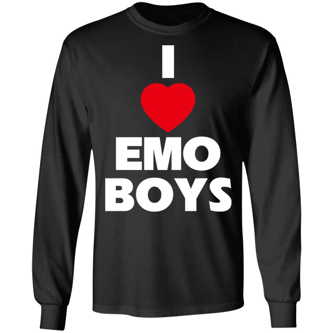 I Love Emo Boys Shirt