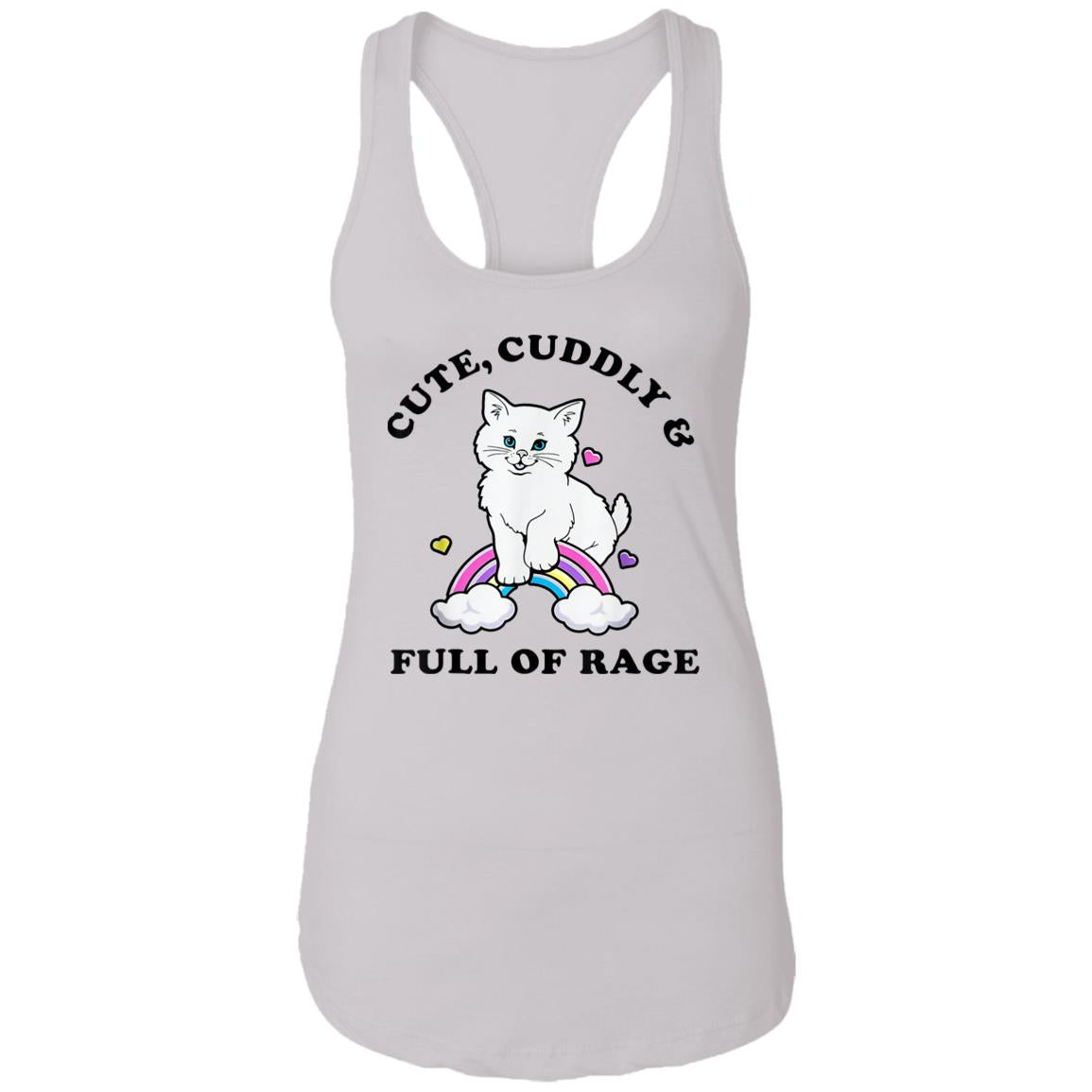 Cat Cute Cuddly And Full Of Rage Shirt - TeeDragons