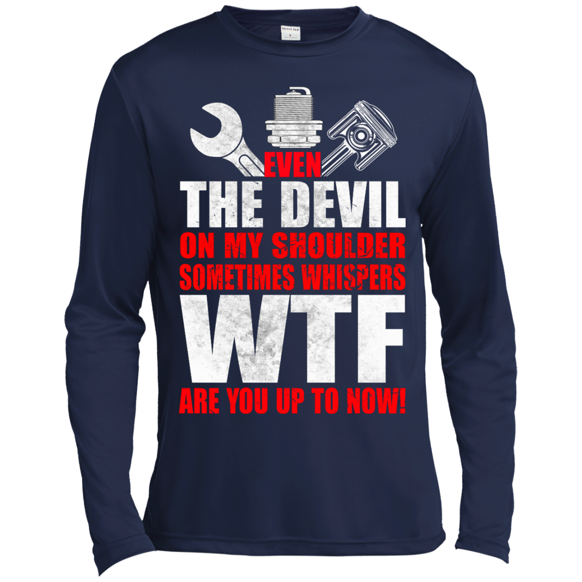 Mechanic - Even The Devil On My Shoulder Sometimes Whispers T-shirt - TeeDragons