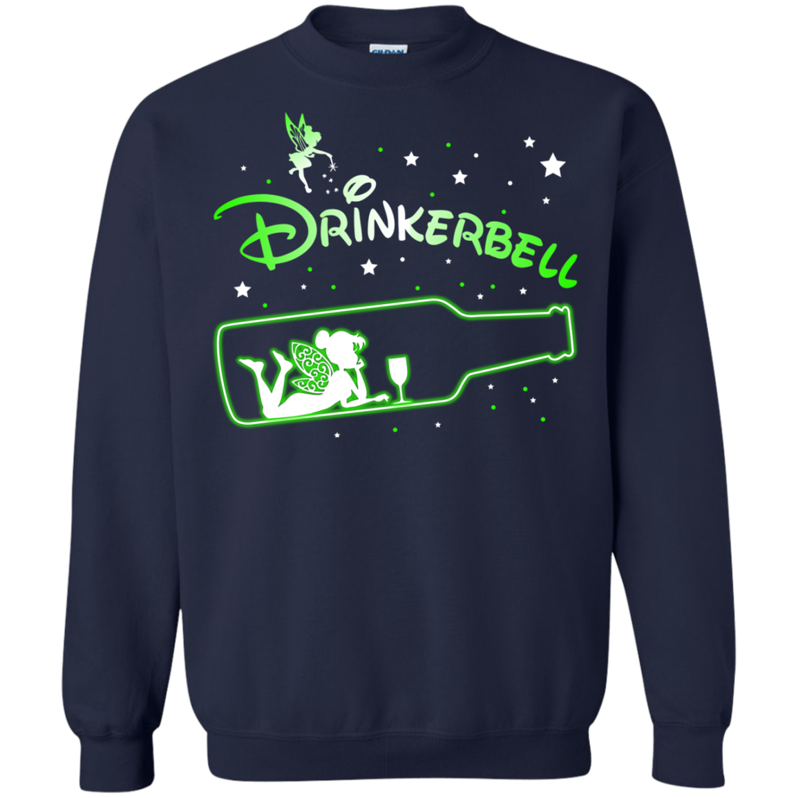 Drinkerbell Christmas Shirt, Sweatshirt, Tank - TeeDragons