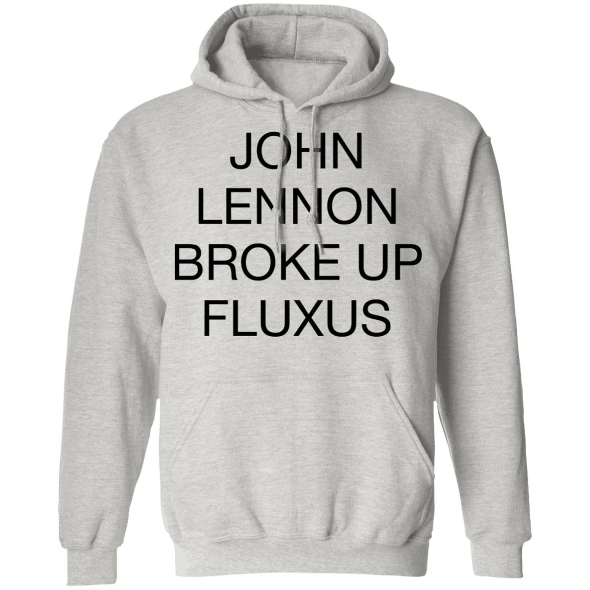 John Lennon Broke Up Fluxus Shirt