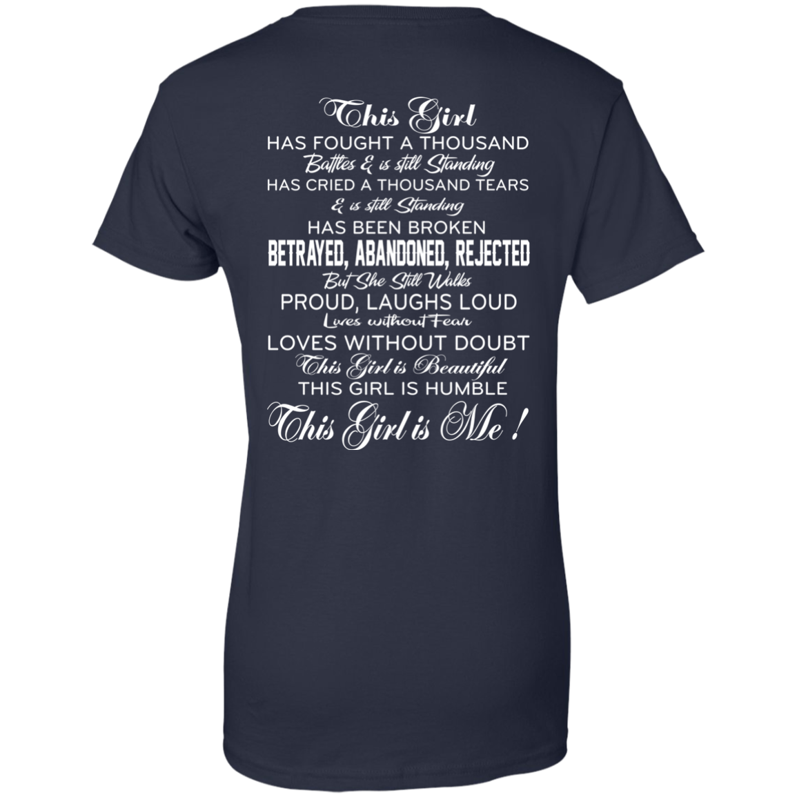 This Girl Is Beautiful, This Girl Is Humble Shirt, Hoodie, Tank - Back Design - TeeDragons