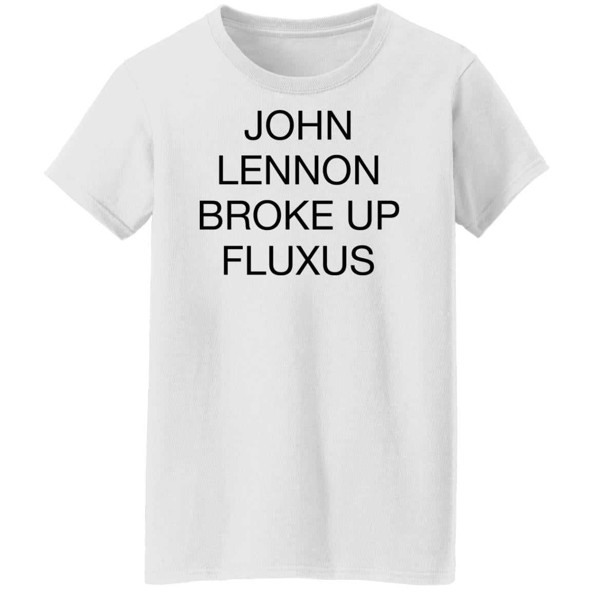 John Lennon Broke Up Fluxus Shirt