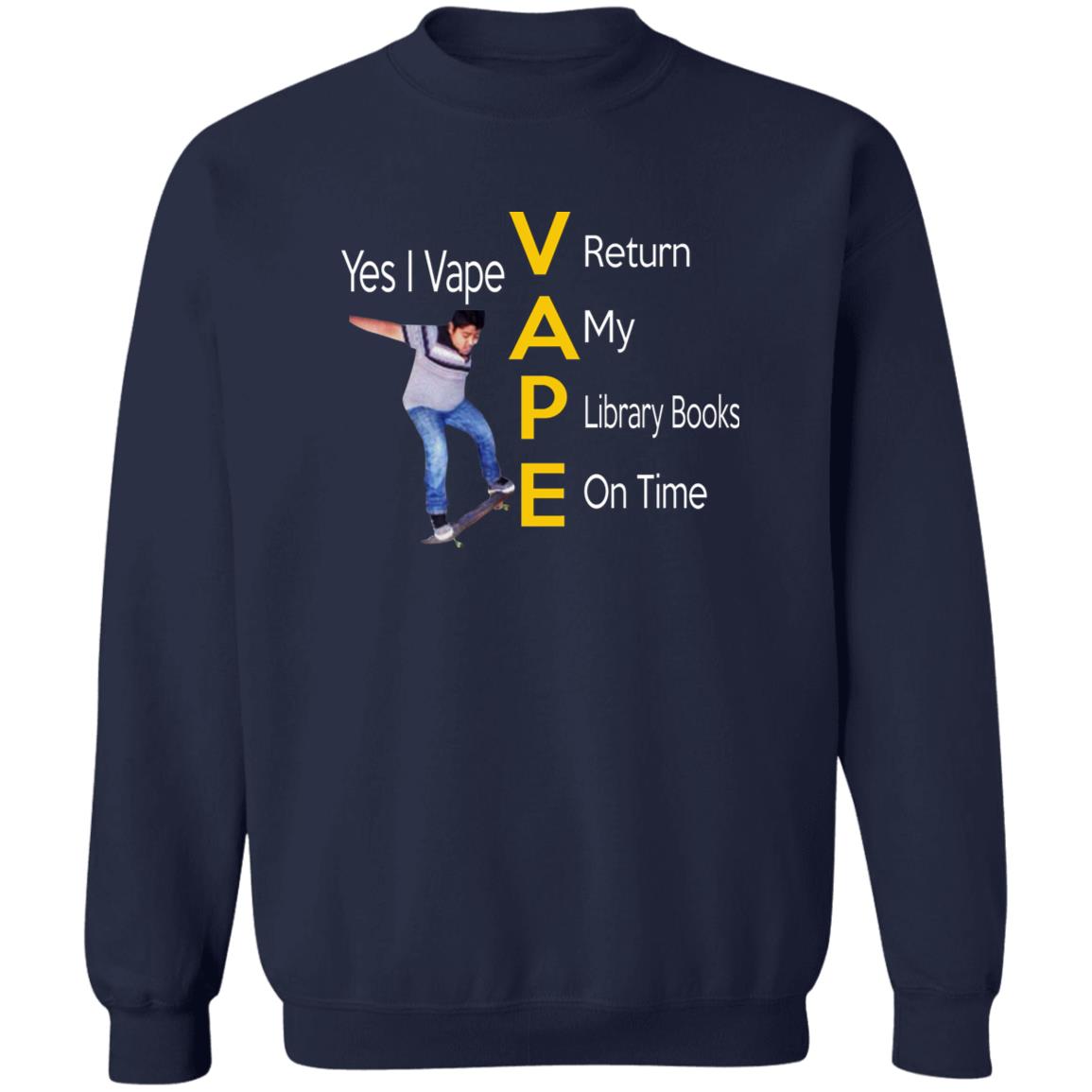 Yes I Vape Return My Library Books On Time Shirt