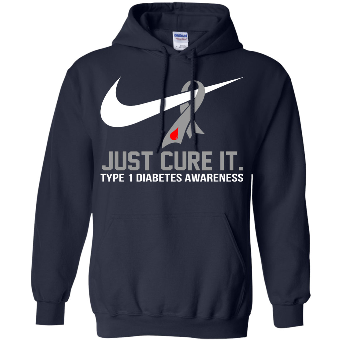 Just Cure It - Type 1 Diabetes Awareness Shirt, Hoodie, Tank - TeeDragons
