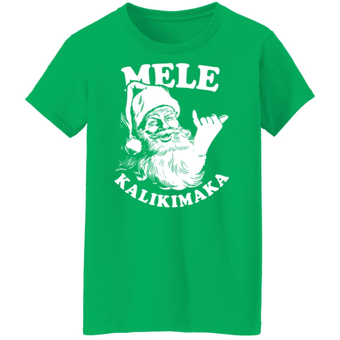 Mele Kalikimaka Santa Christmas Shirt