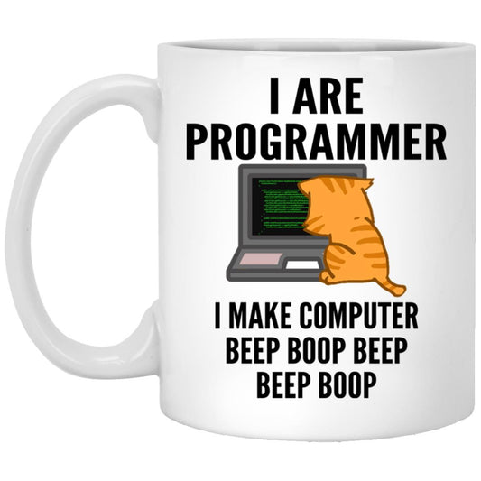 Cat - I Are Programmer I Make Computer Beep Boop Mugs