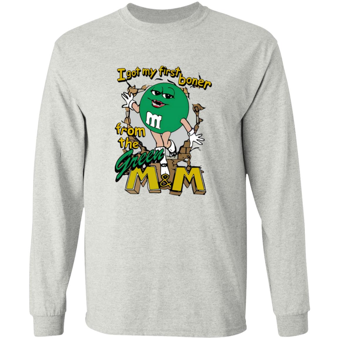 I Got My First Boner From The Green M And M Shirt