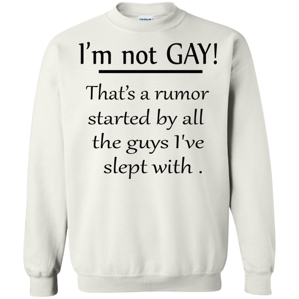 I'm Not Gay That's A Rumor Started By All The Guys I've Slept With Shirt - TeeDragons