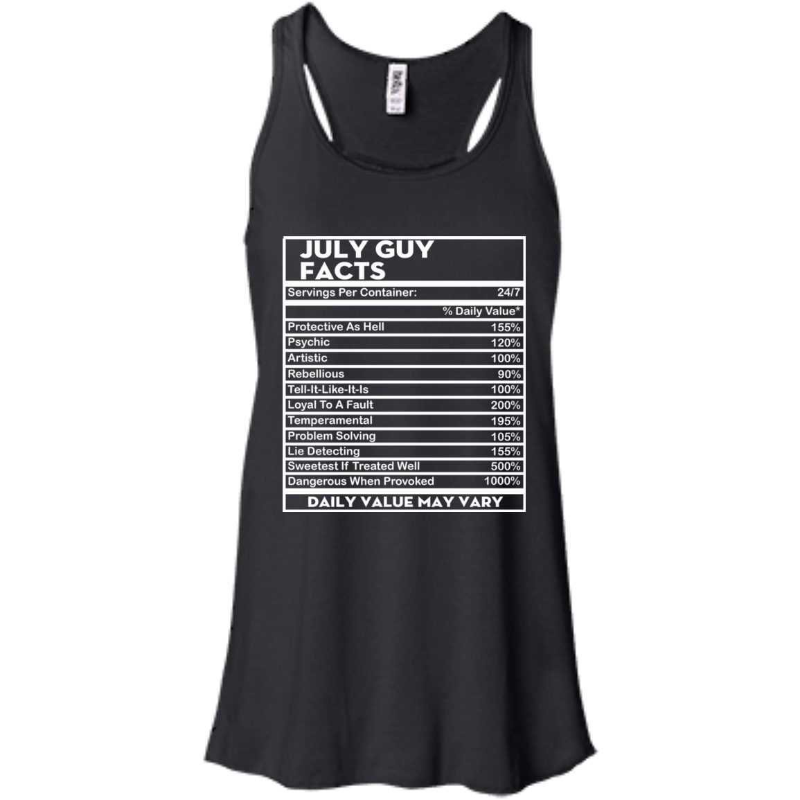 July Guy Facts - Servings Per Container 24/7 Shirt, Hoodie - TeeDragons