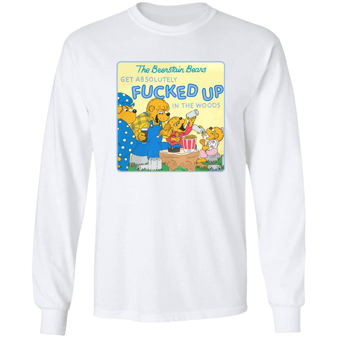 The Beerstain Bears Get Absolutely F-cked Up In The Woods Shirt
