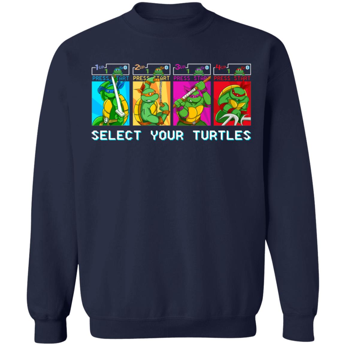 Press start select your turtles shirt