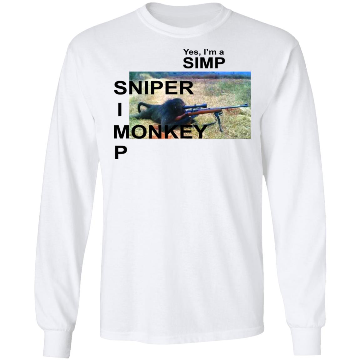 Monkey Sniper - Yes I'm A SIMP Shirt