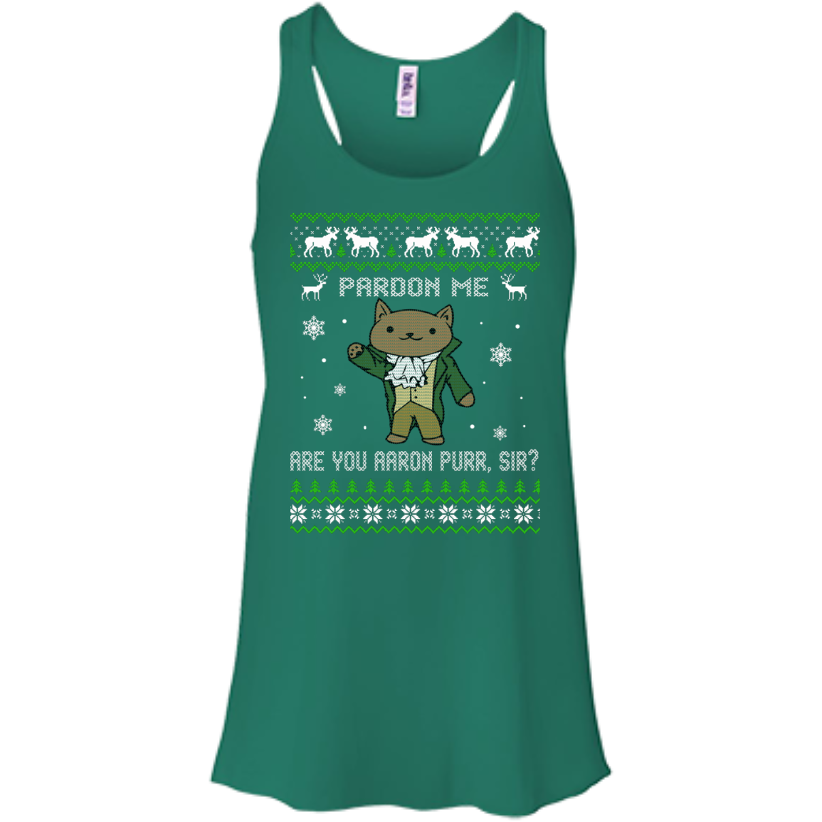 Hamilcat Christmas Sweater - Pardon Me Aaron Purr, Sir? - TeeDragons