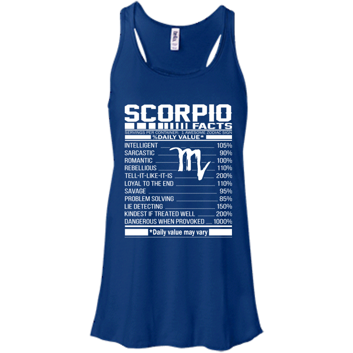 Scorpio Facts - Awesome Zodiac Sign - %Daily Value Shirt, Hoodie, Tank - TeeDragons