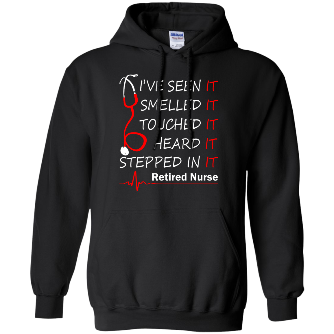 Retired Nurse - I've Seen It, Smelled It, Touched It, Heard It, Stepped It Shirt - TeeDragons