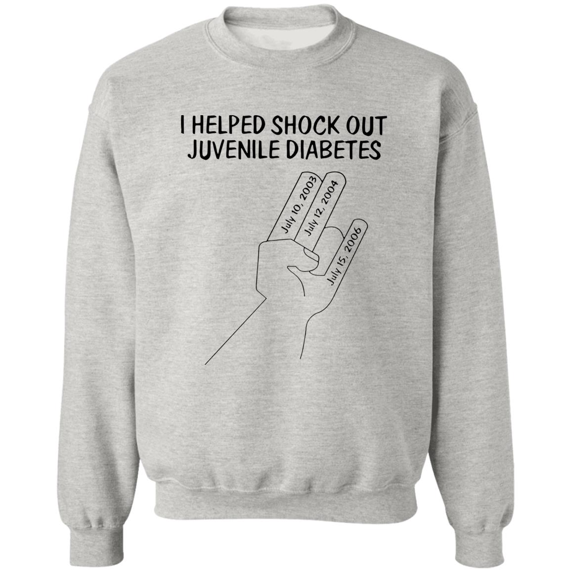 I Helped Shock Out Juvenile Diabetes Shirt