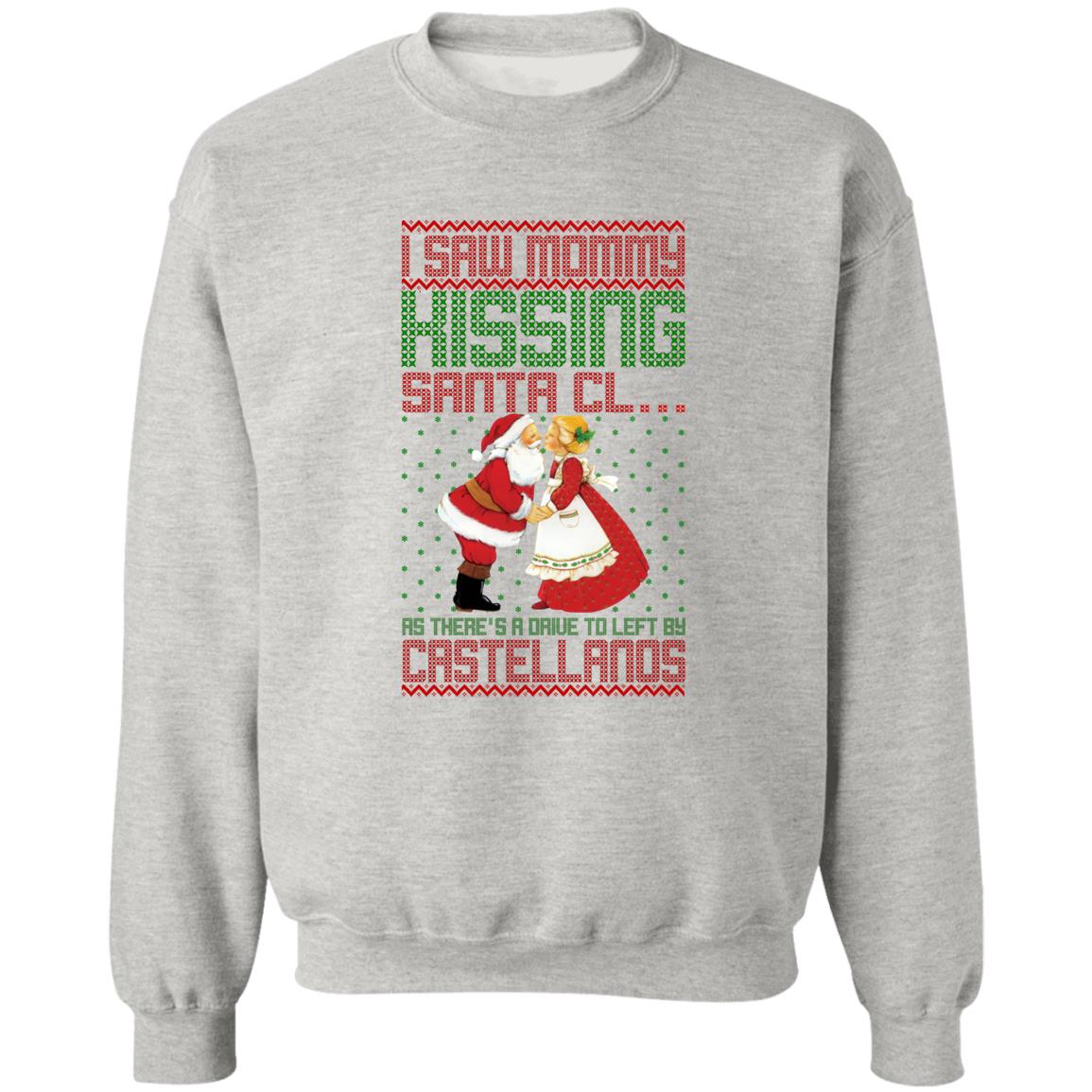 I Saw Mommy Kissing Santa Claus Christmas Sweater