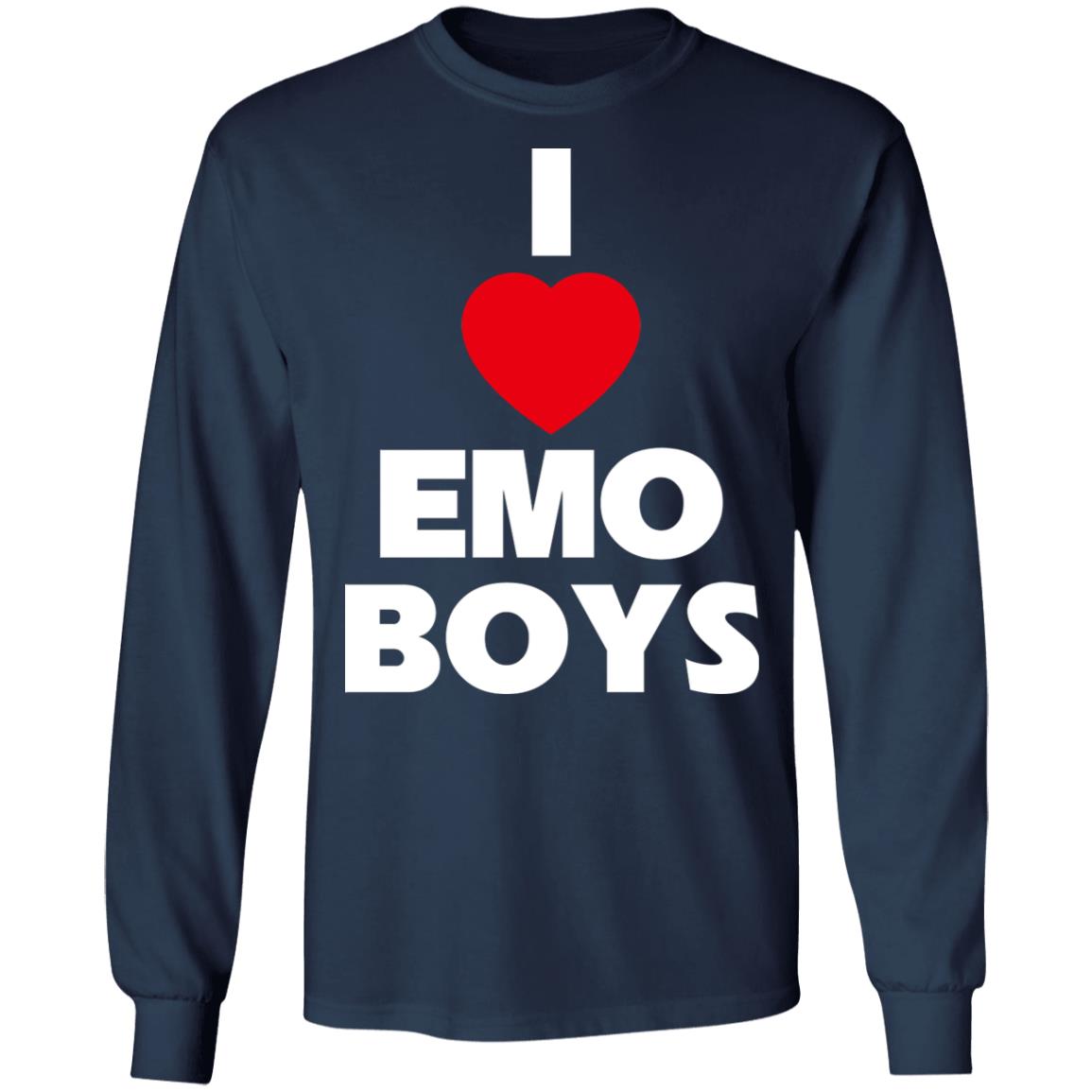 I Love Emo Boys Shirt