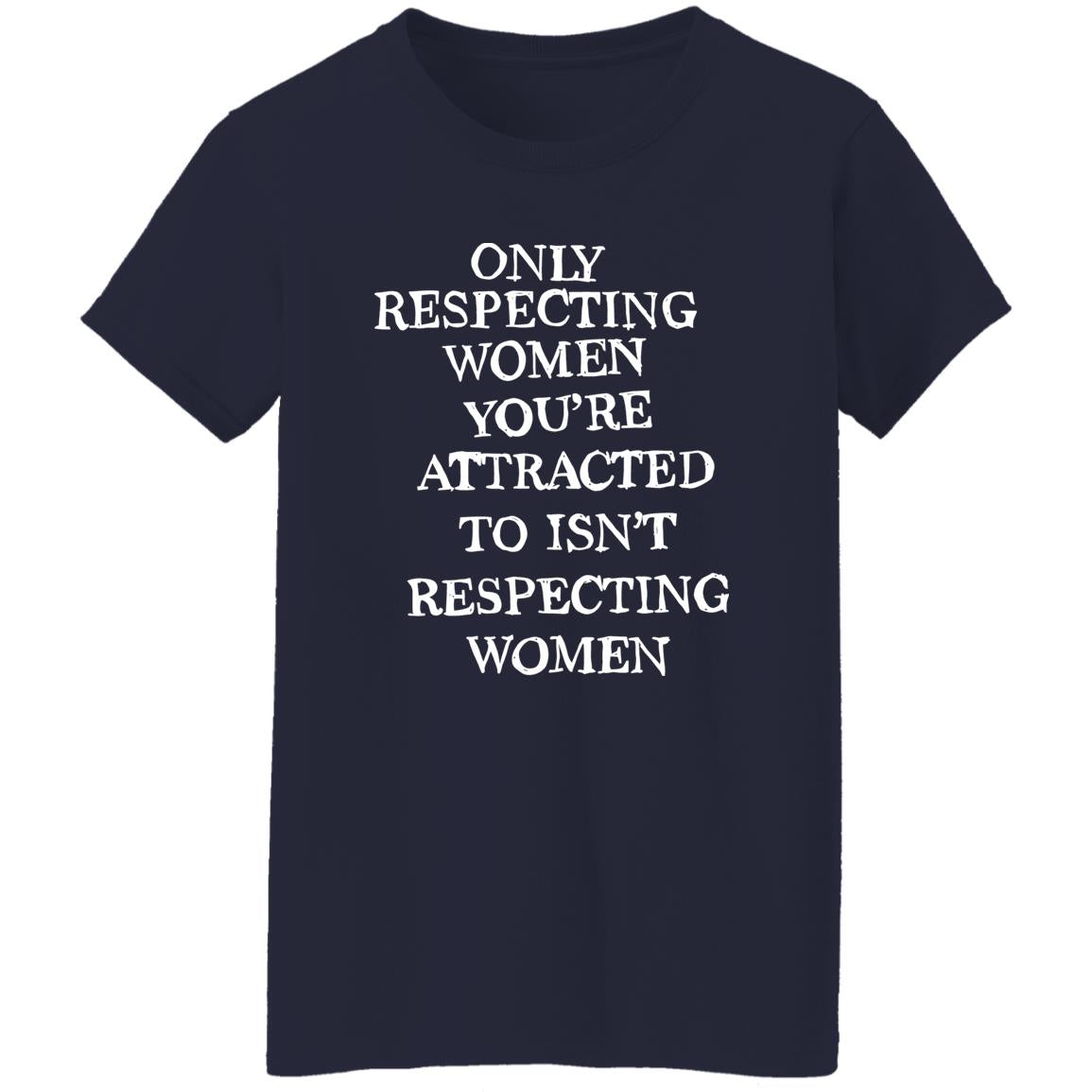 Only Respecting Women You’re Attracted To Isn’t Respecting Women Shirt