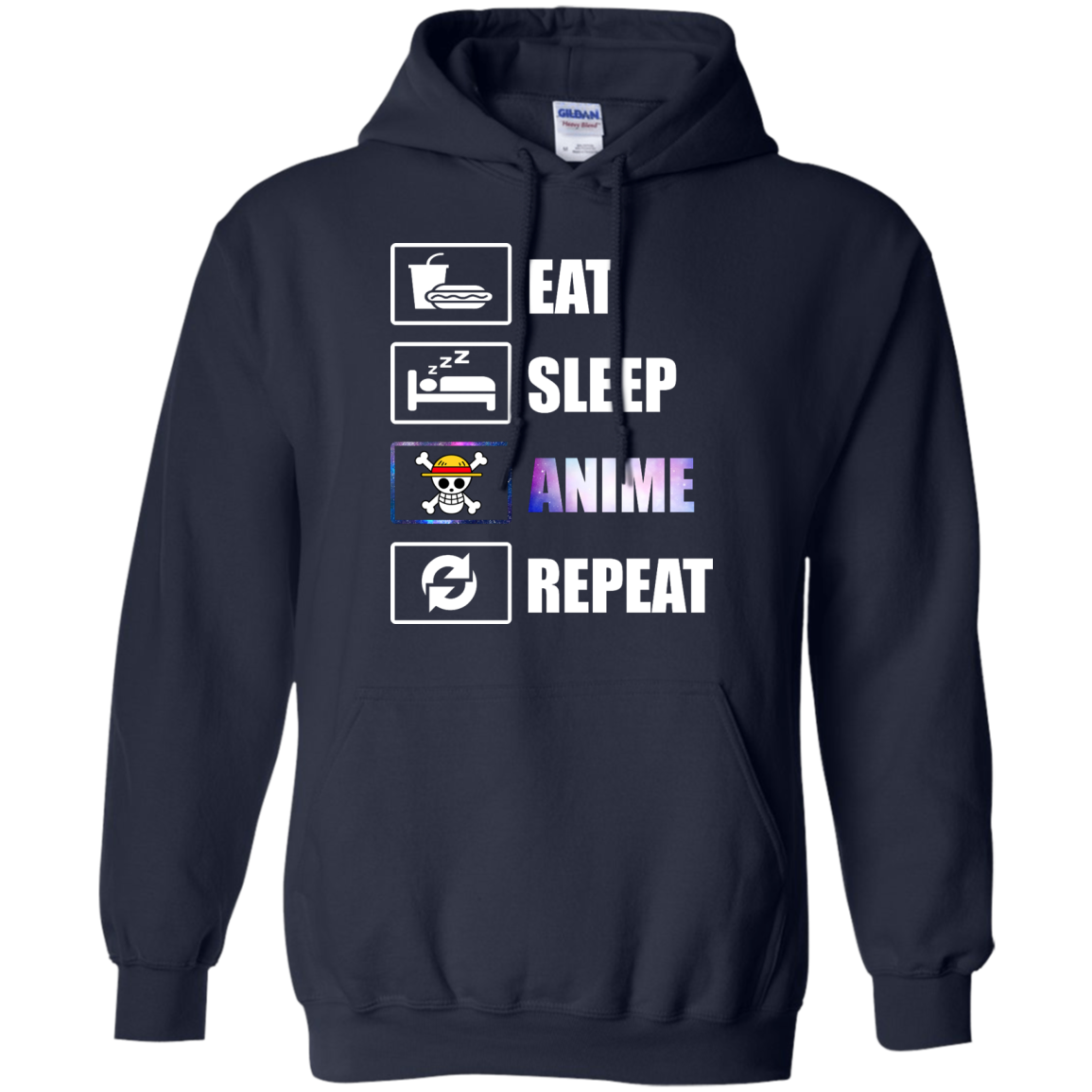 Eat Sleep Anime Repeat Shirt, Hoodie - TeeDragons
