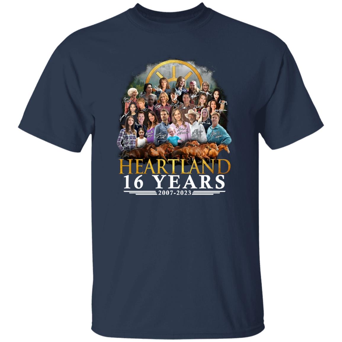 Heartland 16 Years 2007 2023 Shirt