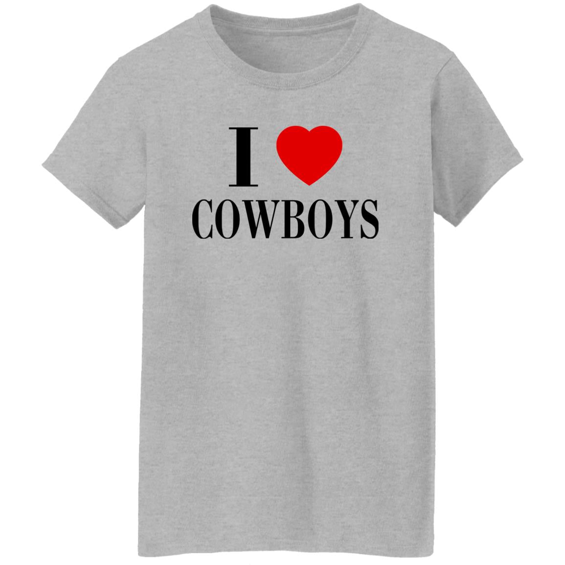 I Love Cowboys Shirt