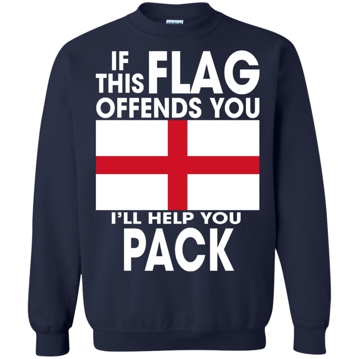 If This Flag Offends You - I'll Help You Pack T-Shirt - TeeDragons