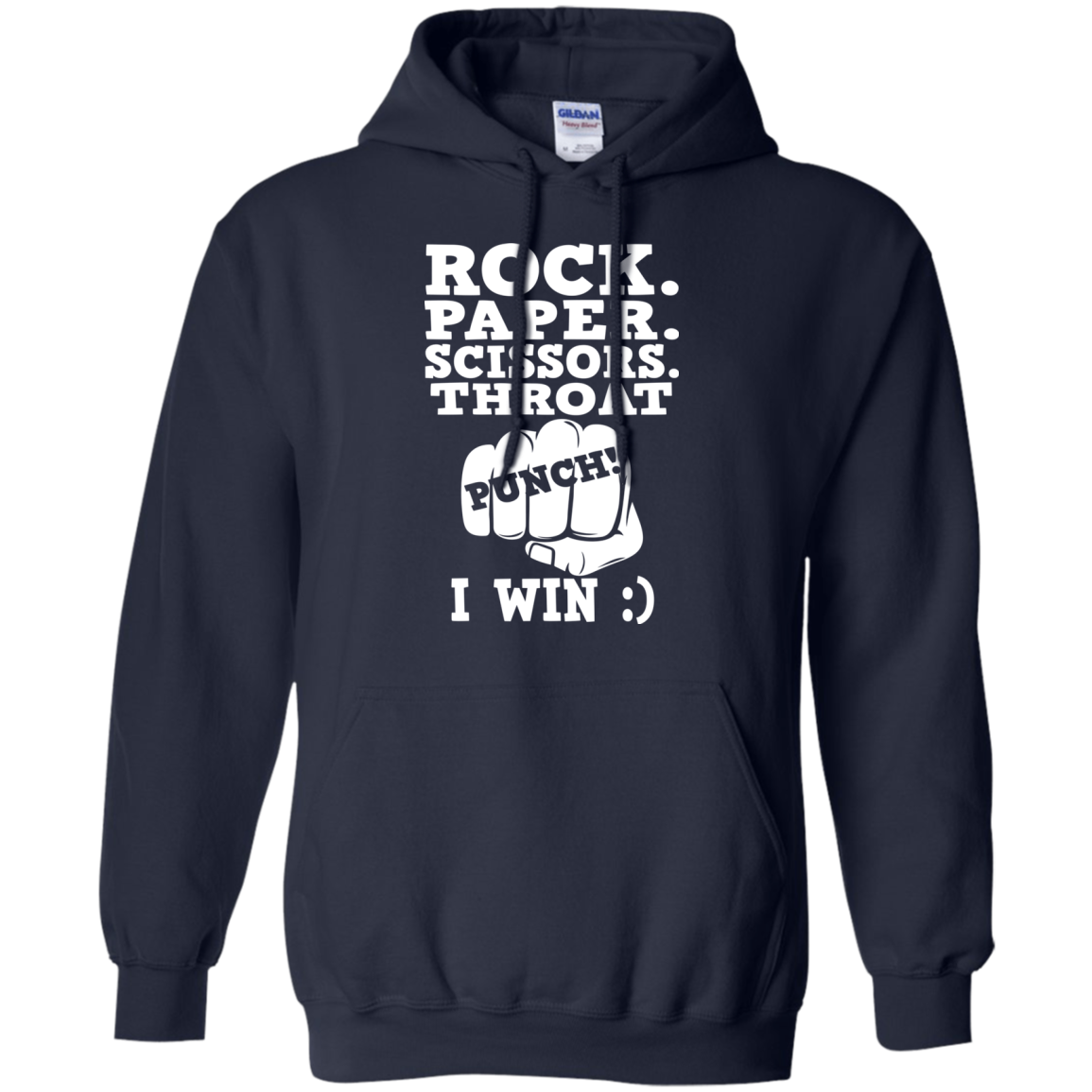Rock Paper Scissors Throat Punch I Win Shirt, Hoodie - TeeDragons