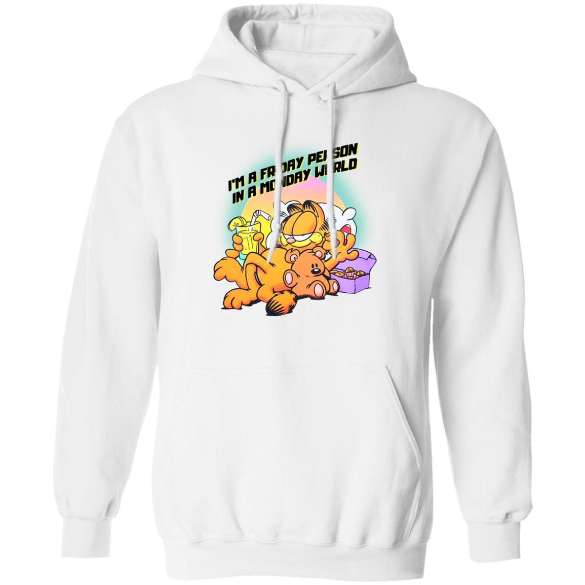 Garfield I’m A Friday Person In A Monday World Shirt