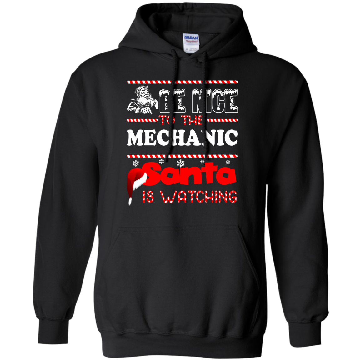 Be Nice To The Mechanic Santa Is Watching Shirt, Hoodie, Tank - TeeDragons
