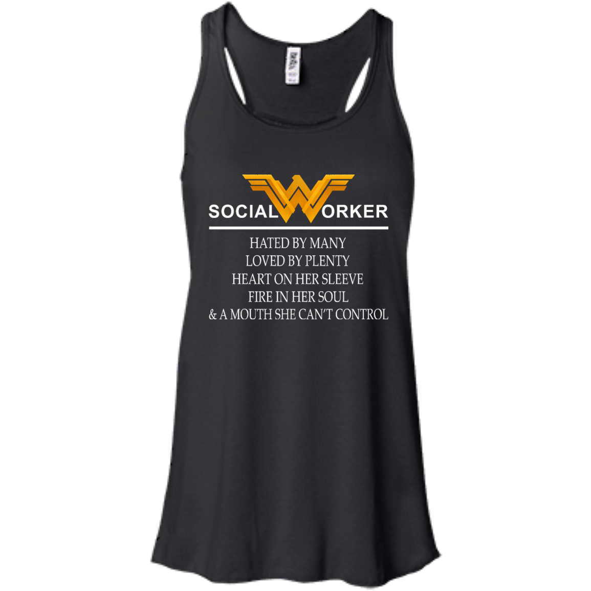Social Worker - Hated By Many, Loved By Plenty Heart On Her Sleeve T-Shirt - TeeDragons