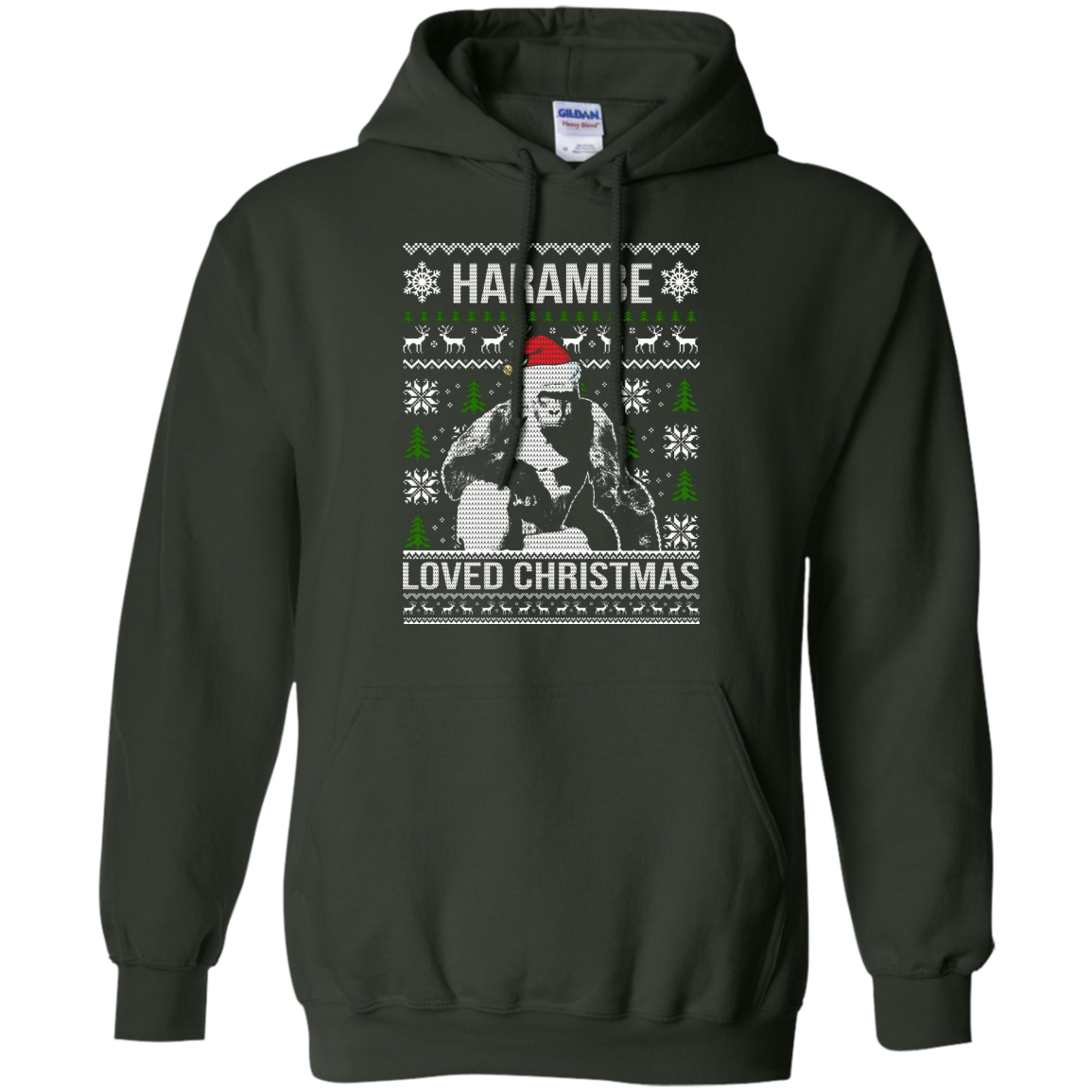 Harambe Loved Christmas Sweater, Shirt, Hoodie - TeeDragons