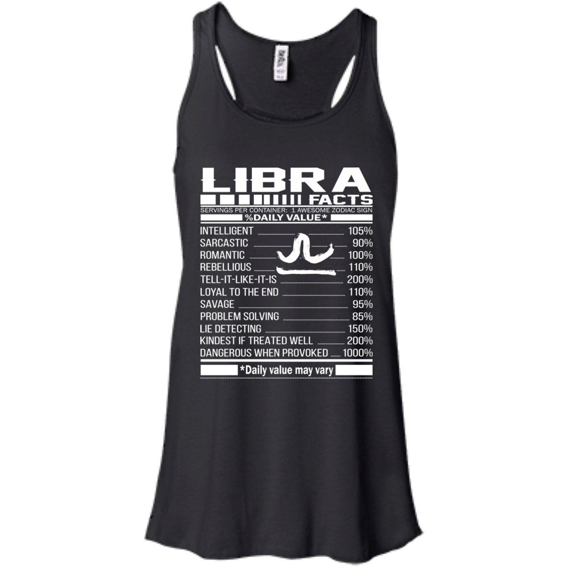 Libra Facts - Awesome Zodiac Sign - %Daily Value Shirt, Hoodie, Tank - TeeDragons
