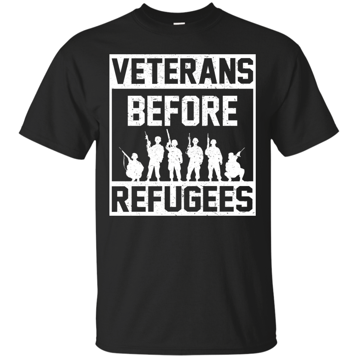 Veterans Before Refugees Shirt, Hoodie, Tank - TeeDragons