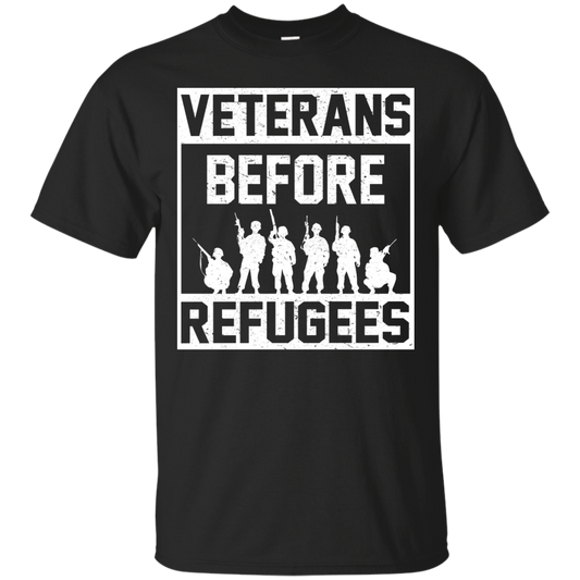Veterans Before Refugees Shirt, Hoodie, Tank - TeeDragons