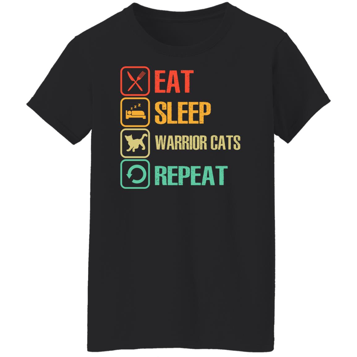 Eat - Sleep - Warrior Cats - Repeat Shirt