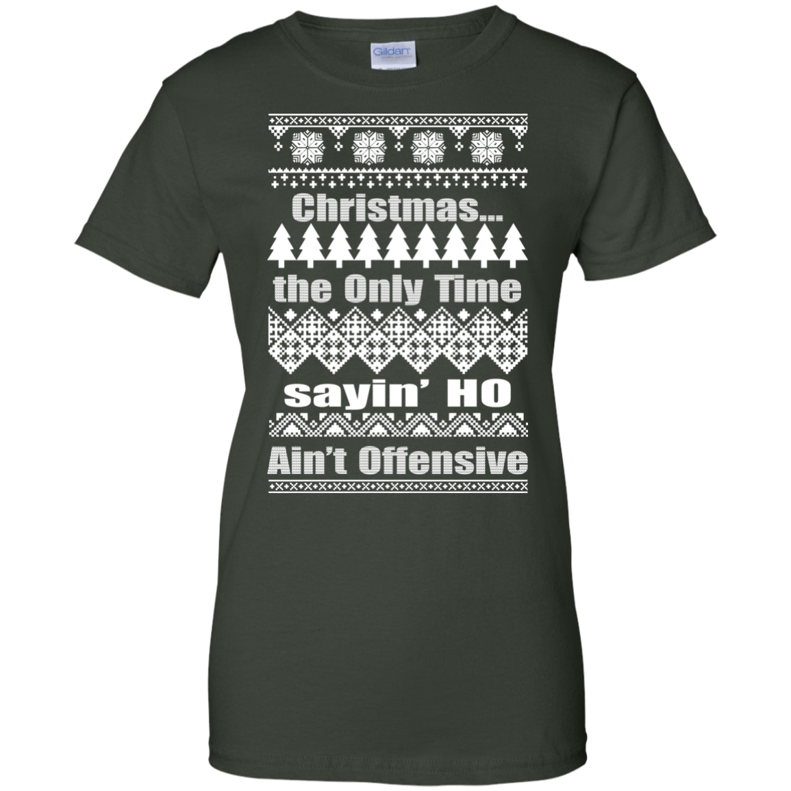 Christmas The Only Time Sayin’ Ho Ain’t Offensive Sweater - TeeDragons
