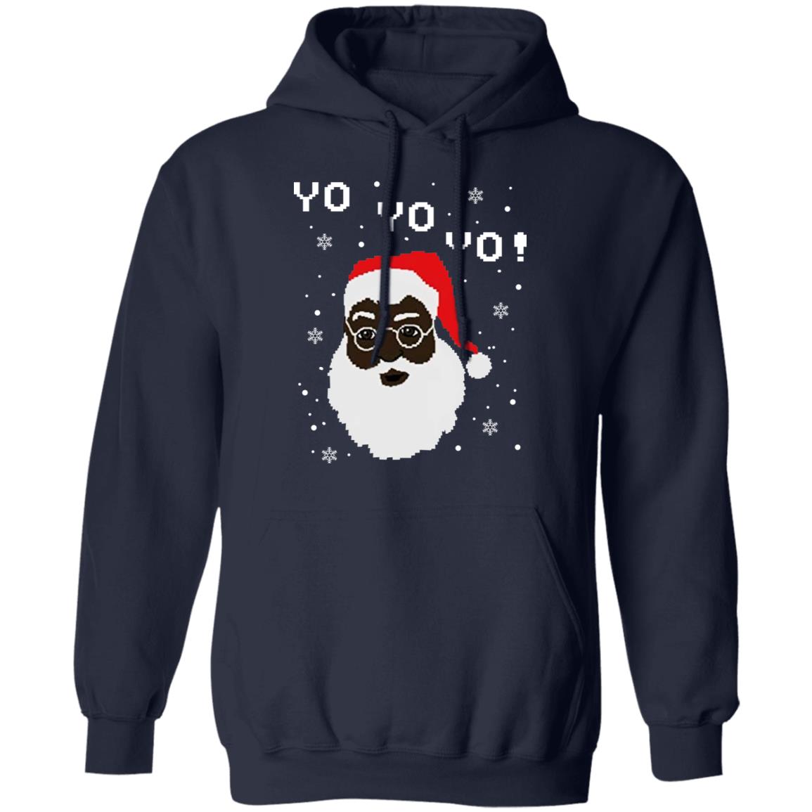 Black Santa Yo Yo Yo Shirt