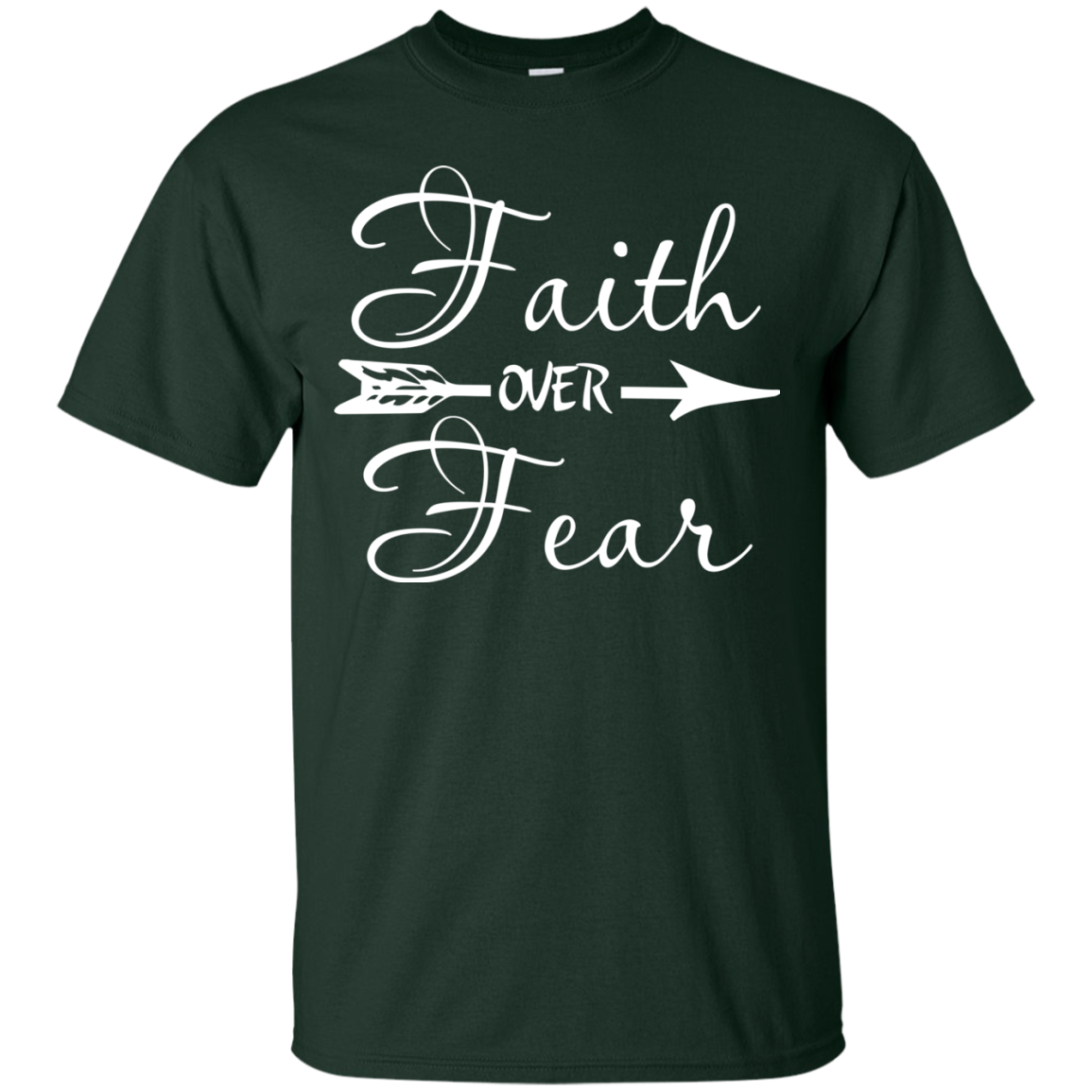 Faith Over Fear Shirt, Hoodie, Tank - TeeDragons