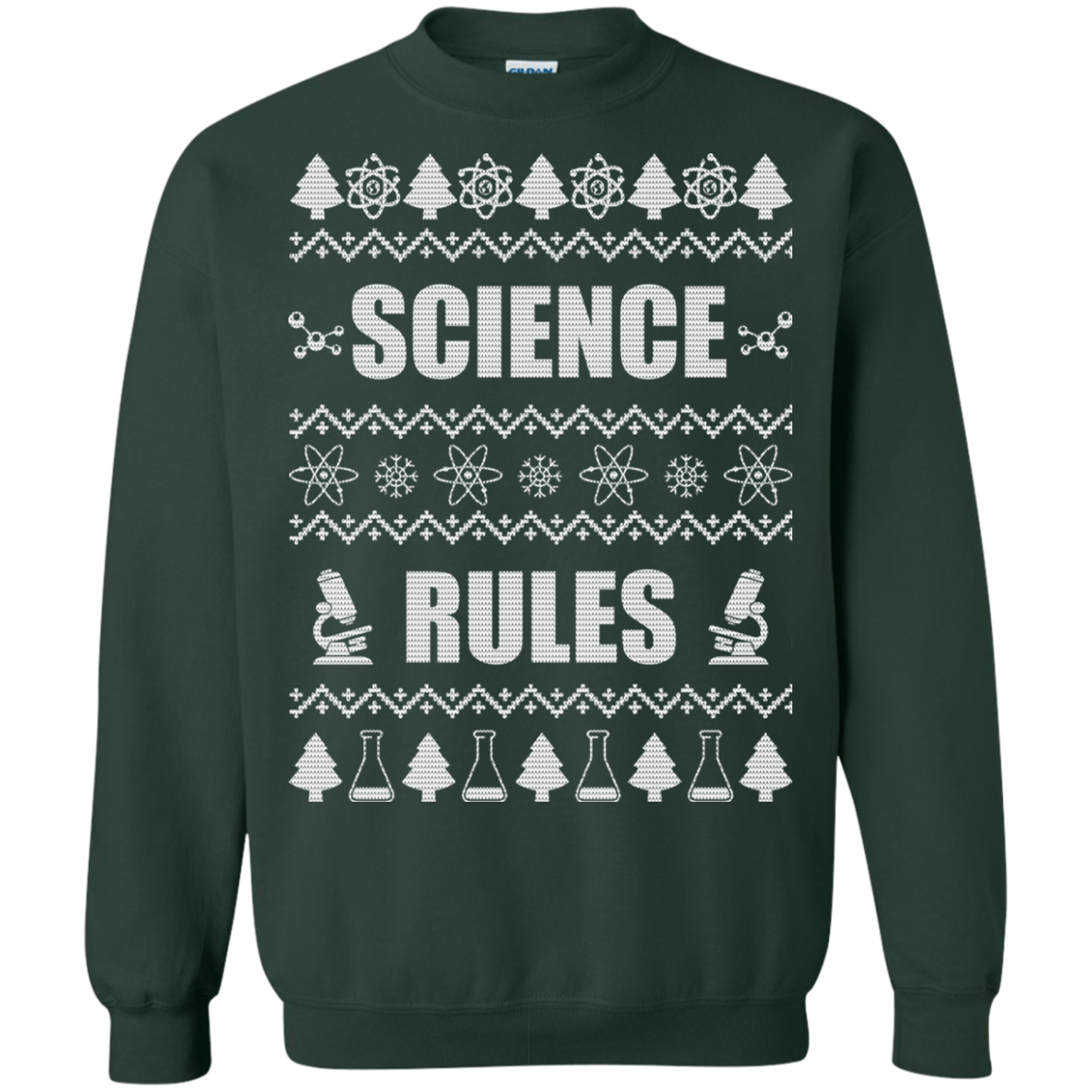 Science Rules Christmas Sweater, Hoodie - TeeDragons