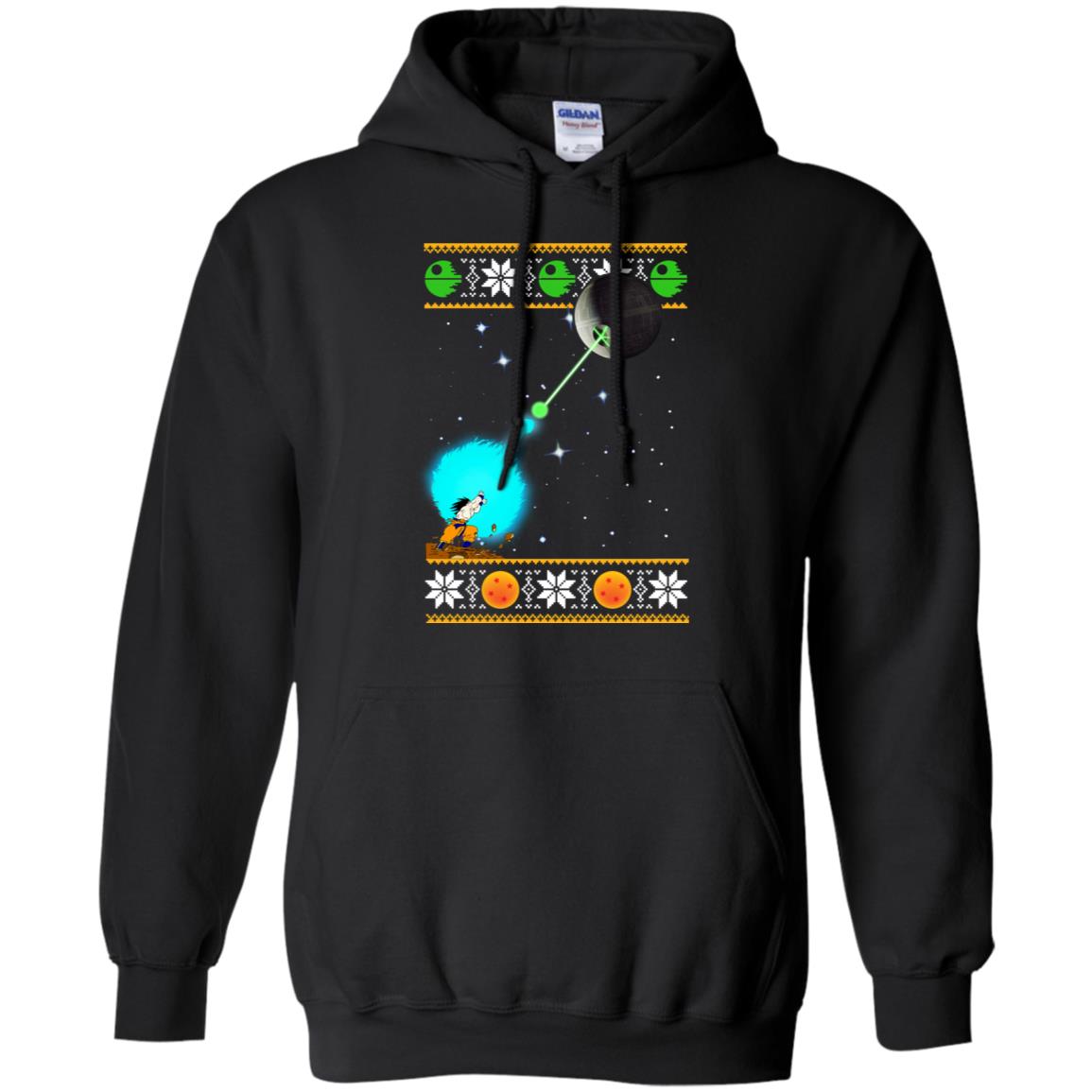 Songoku Kamehameha Death Plannet Christmas Sweater - TeeDragons