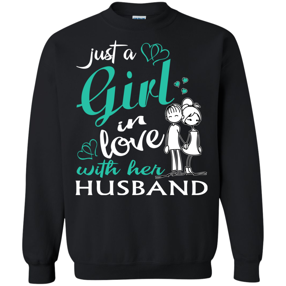 Just A Girl In Love With Her Husband Shirt, Hoodie, Tank - TeeDragons