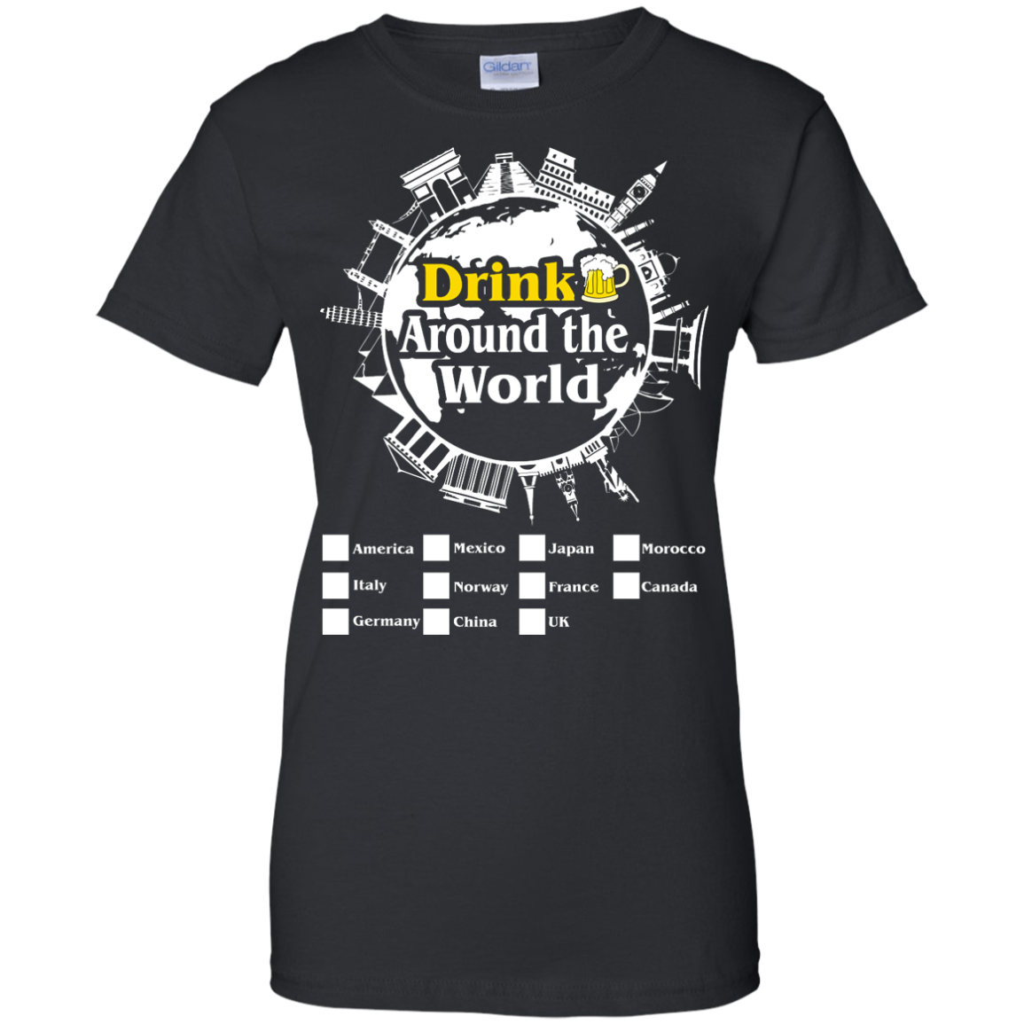 Drink Around The World Shirt, Hoodie, Tank - TeeDragons