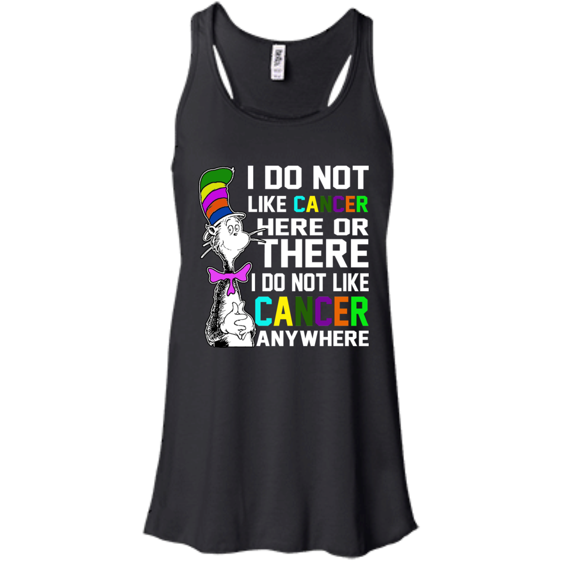 I Do Not Like Cancer Here Or There I Do Not Like Cancer Anywhere T-Shirt - TeeDragons