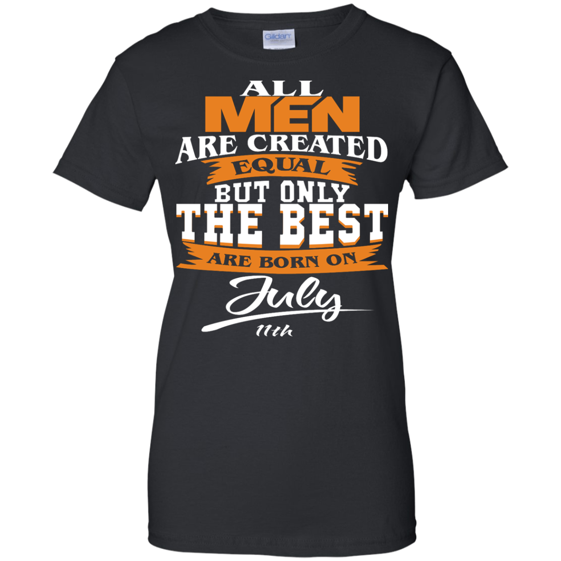 All Men Are Created Equal But Only The Best Are Born On July 11th Shirt - TeeDragons