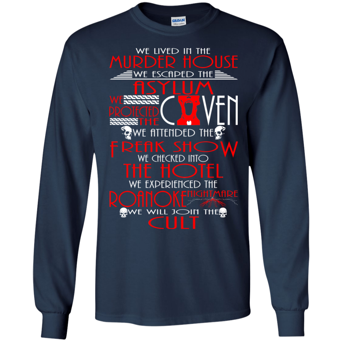 We lived in the Murder House, We escaped The Asylum T-Shirt - TeeDragons