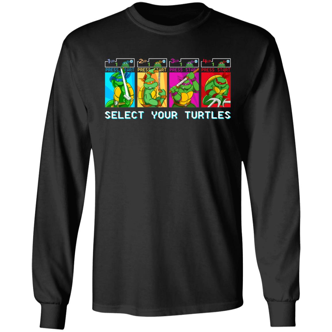 Press start select your turtles shirt