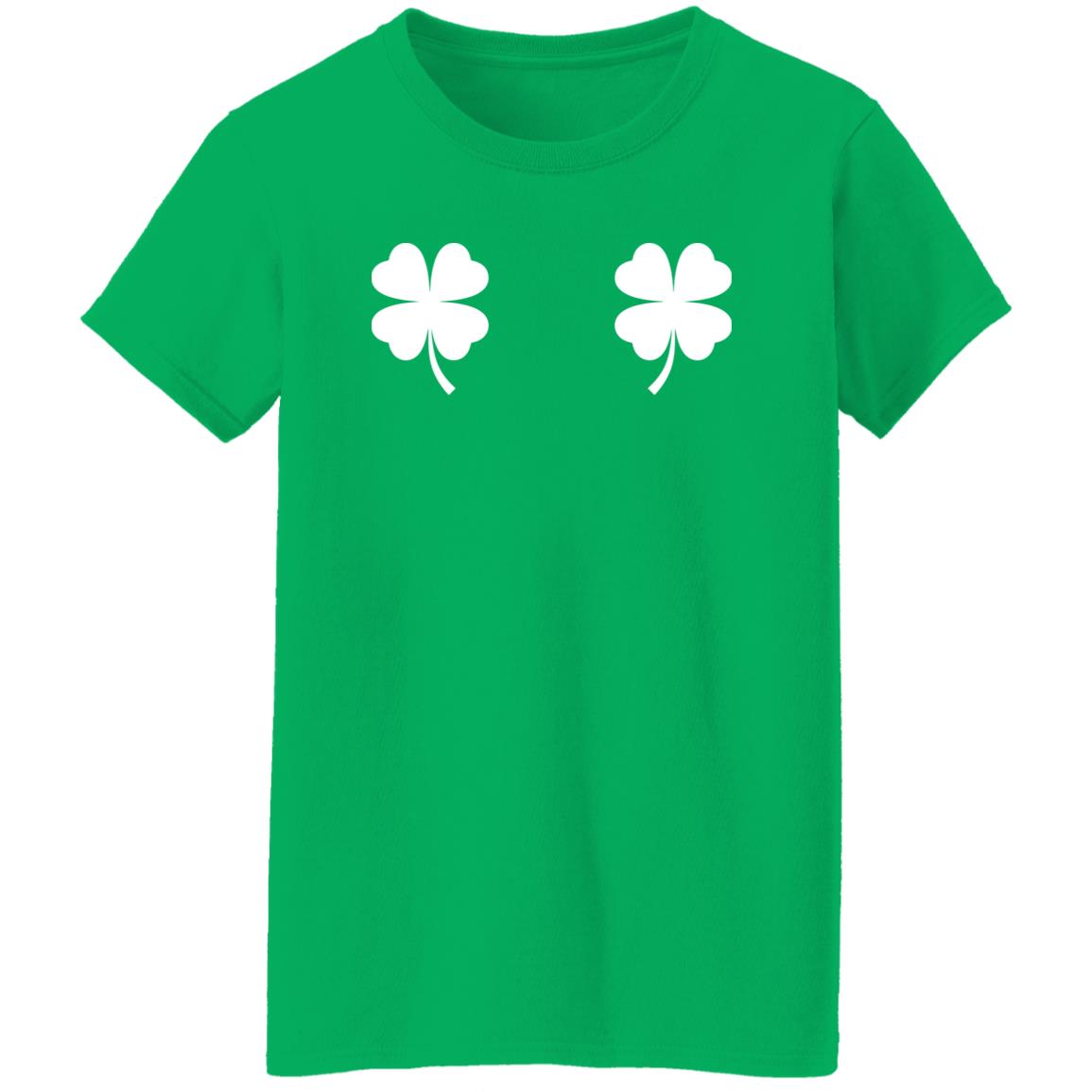 Shamrock Boob Shirt - TeeDragons
