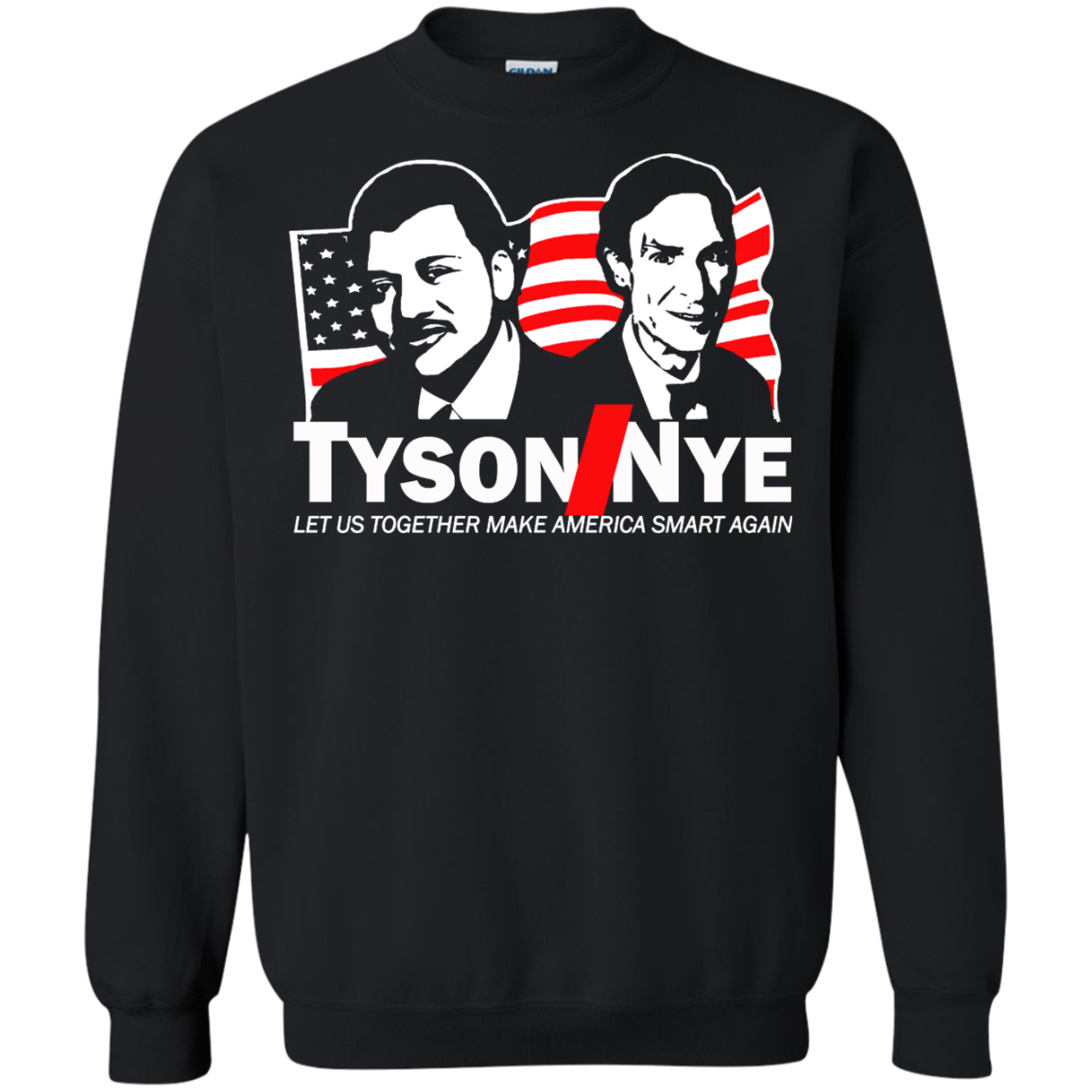 Tyson / Nye - Let Us Together Make America Smart Again Shirt, Hoodie, Tank - TeeDragons